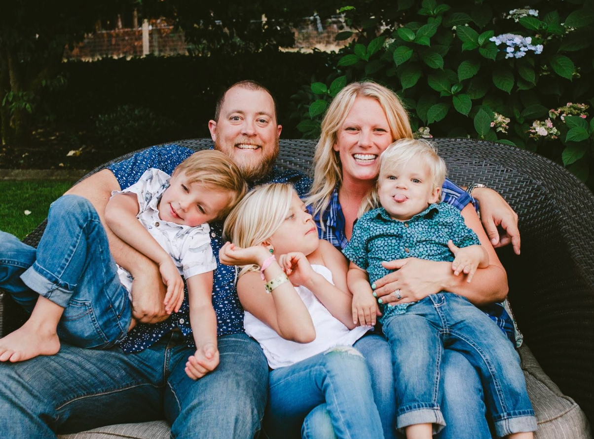 Dr. Anderson with his family